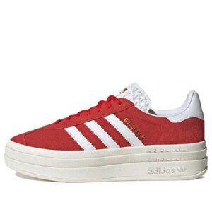 Adidas Gazelle Bold Red Platform Sneakers